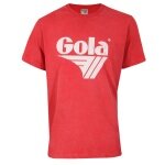 Gola Leisure T-shirt Logo Print Washed (Cotton) red Men's