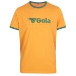 Gola Leisure T-shirt Logo Classics Print Ringer (Cotton) yellow Men's