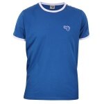 Gola Leisure T-shirt Logo Taped Ringer (100% Cotton) blue Men's