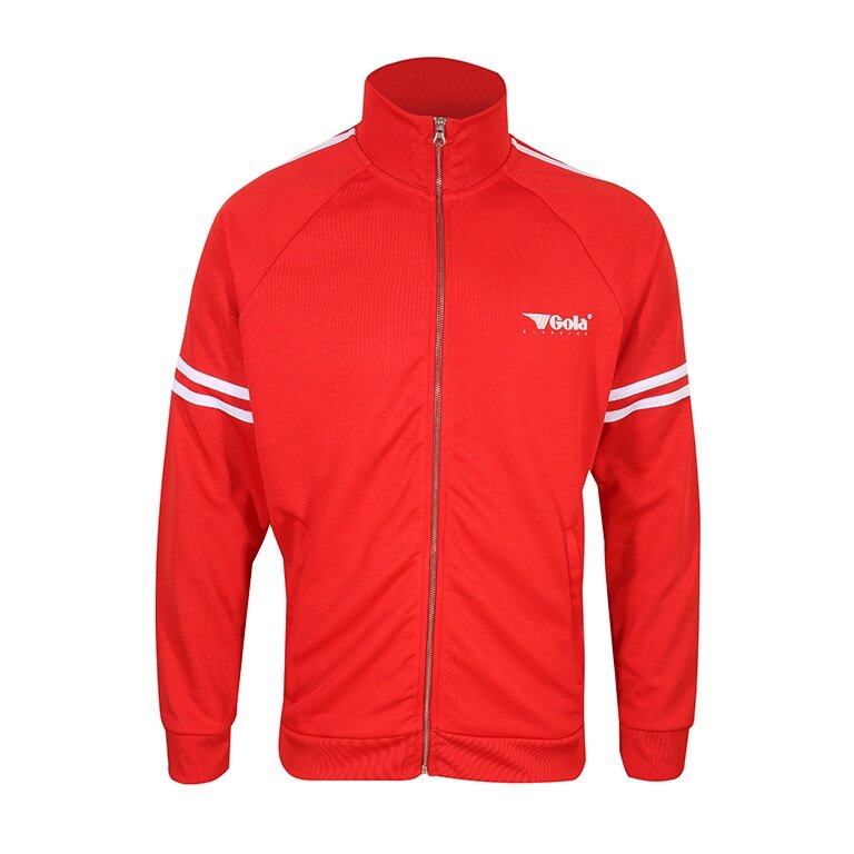 Gola Leisure Jacket Raglan Track Top Full Zip Red Men's
