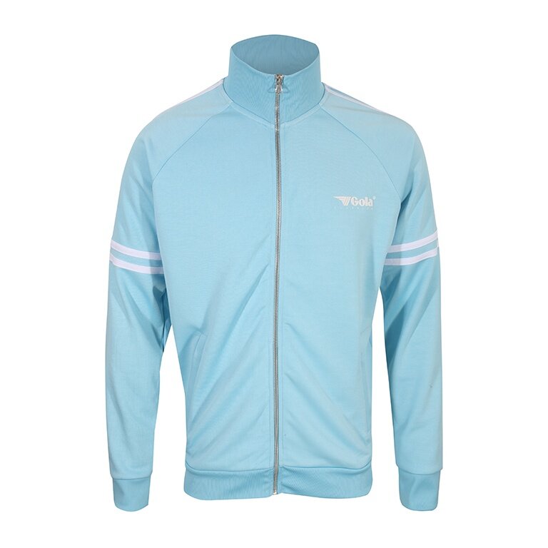 Gola Leisure Jacket Raglan Track Top Full Zip Light Blue Men's