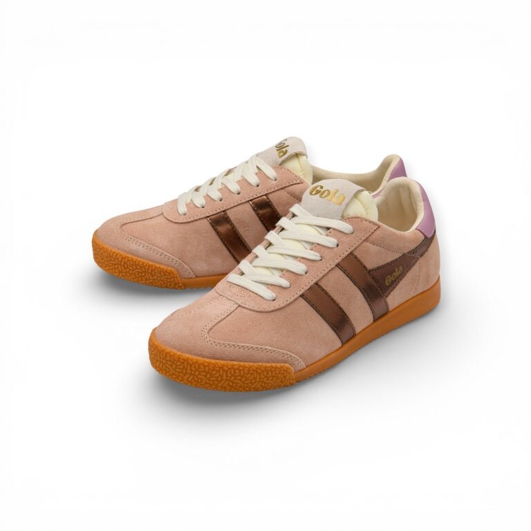 Gola Sneaker Elan Glitz 2026 camel brown/bronze/pink ladies