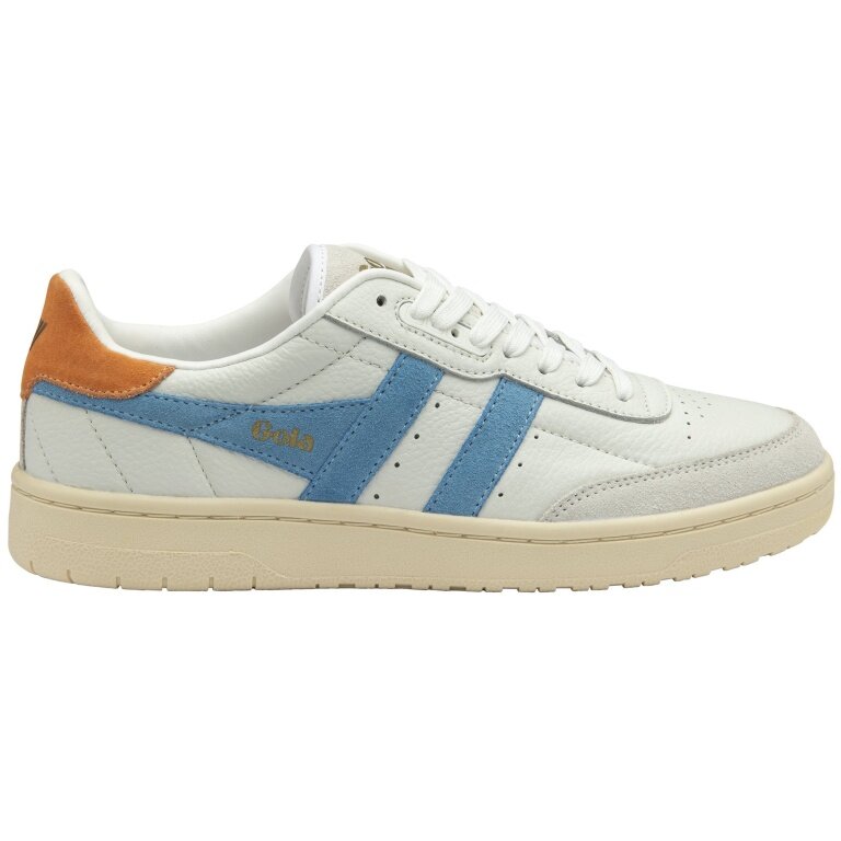 Gola Falcon Leather Sneakers 2026 white/blue/apricot ladies