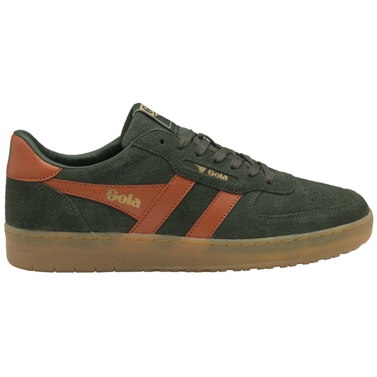 Gola Sneaker Hawk '86 2026 (Suede) khaki green/orange/gum Men's