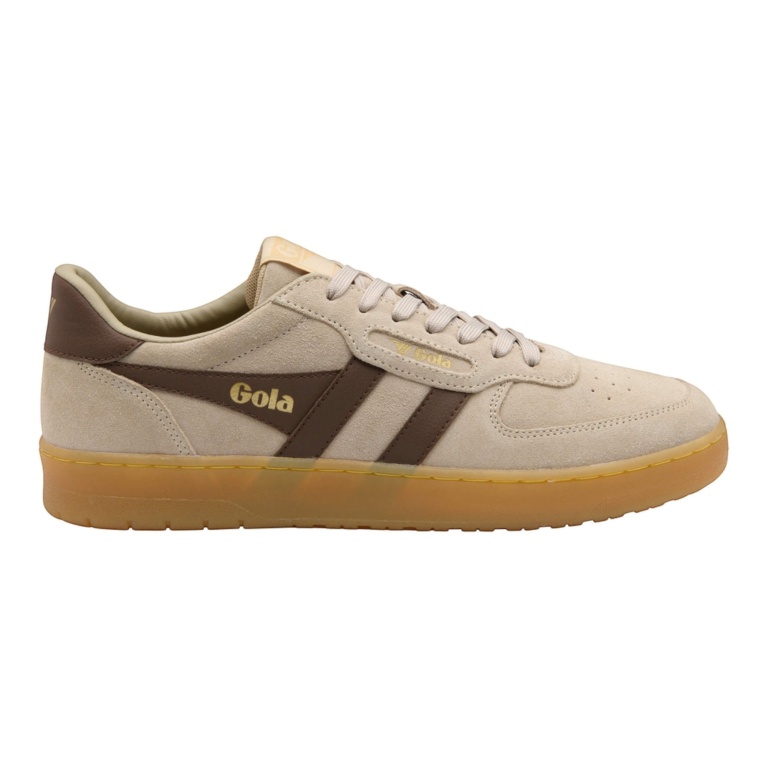 Gola Sneaker Hawk '86 2026 (Suede) light brown/dark brown/gum Men's