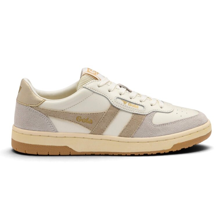 Gola Sneaker Hawk 2026 off white/bone/gold ladies