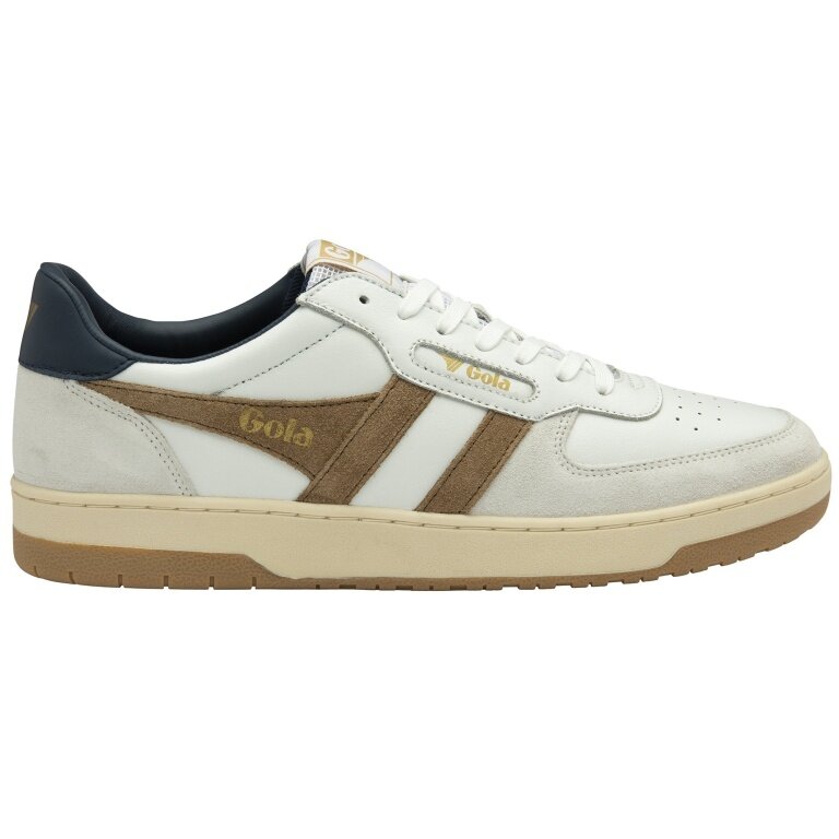 Gola Sneaker Hawk 2026 white/tobacco brown/navy men's