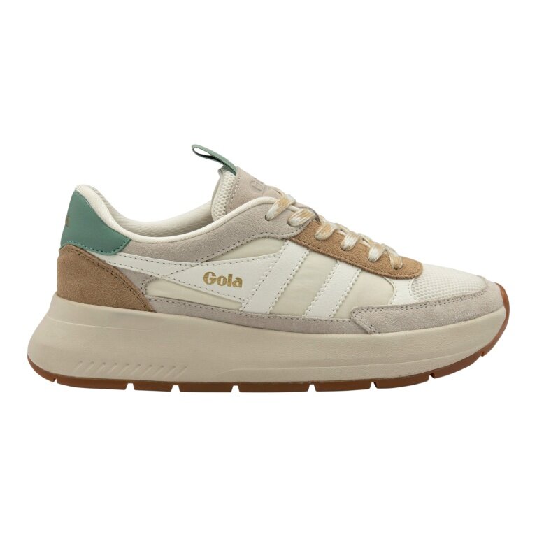 Gola Phoenix Off White/Caramel/Mint Sneakers for Women