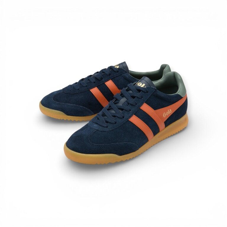Gola Sneaker Torpedo Suede navy blue/orange/green Men's