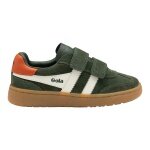 Gola Sneaker Viper 2026 (Suede, Velcro) khaki green/orange children