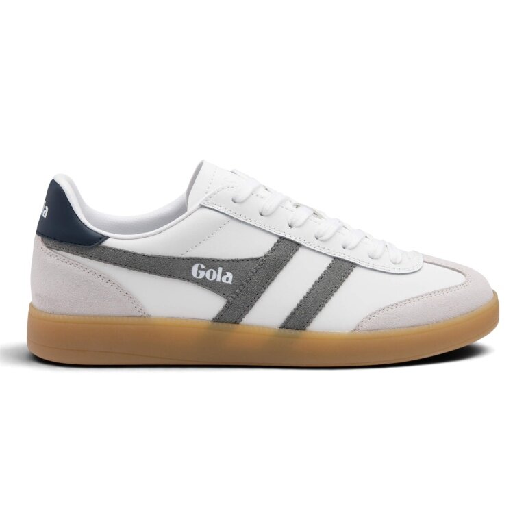 Gola Viper Leather Sneakers 2026 white/navy/grey men's