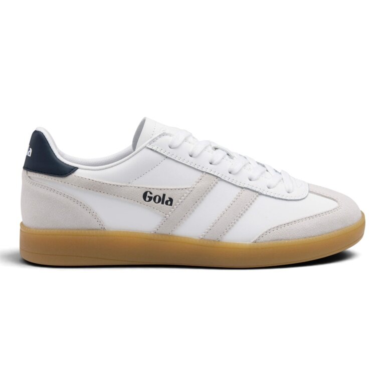Gola Viper Leather Sneakers 2026 white/navy/gum men's