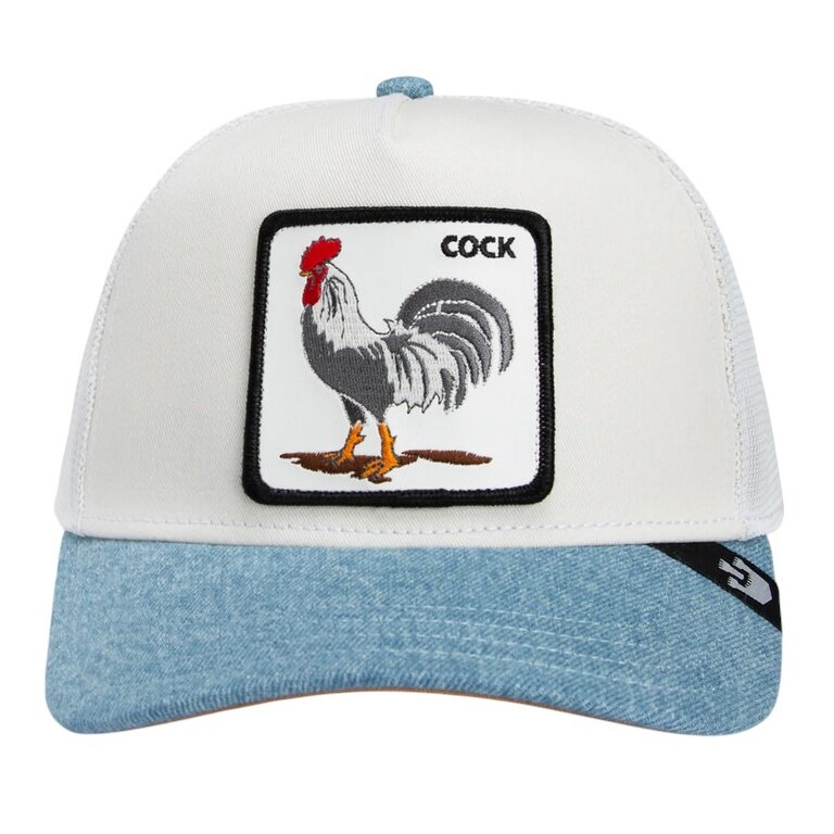 Goorin Baseball Cap Rooster Fan Institution Ball Club white - 1 piece