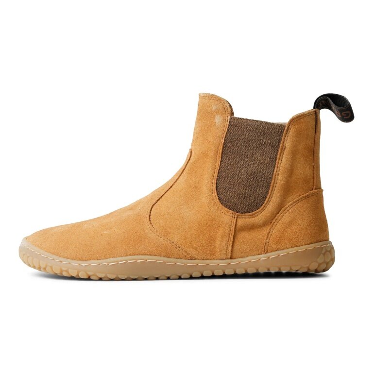 Grand Step Shoes Barefoot Shoes Kim Barefoot Chelsea Leather - light brown