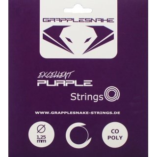 Grapplesnake Tennis String Excellent Purple 1.25 12m Set