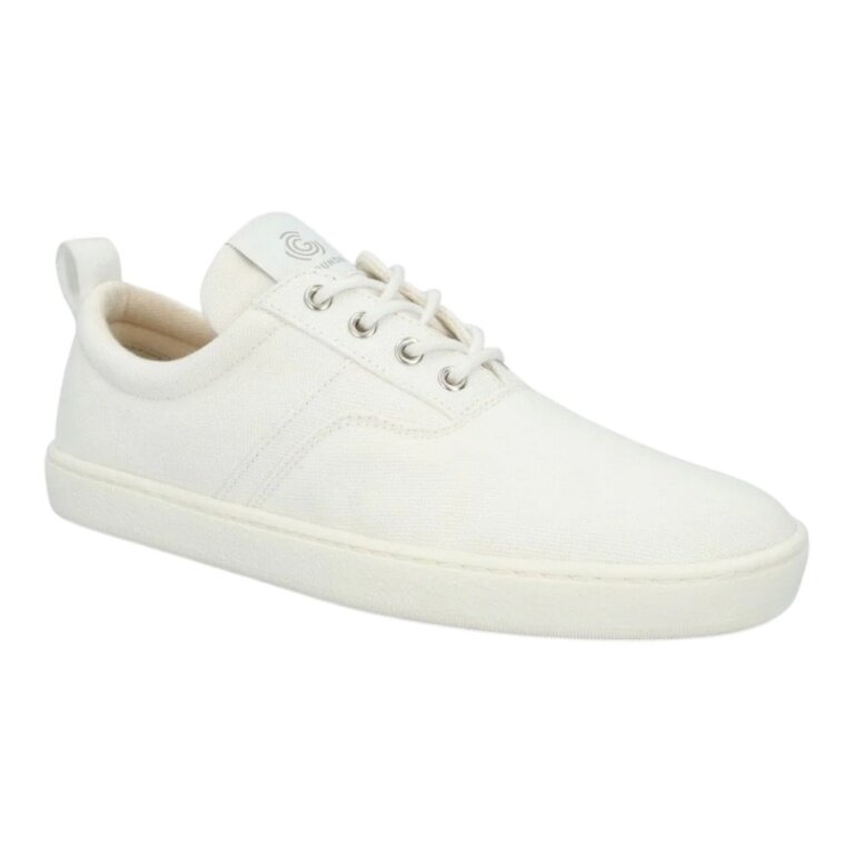 Groundies Barefoot Shoes Sneakers La Paz (Zero Drop, Wide Toe Box) White/Grey Ladies