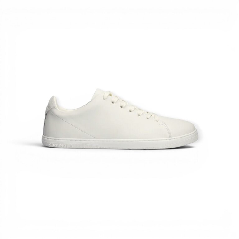 Groundies Minimal Sneaker Zero (Nappa Leather, Zero Drop) white ladies