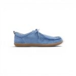 Groundies Moccasin Cricket (Zero Drop, Suede) blue Men's