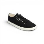 Groundies Sneakers Lima (Zero Drop, Organic Cotton) black ladies