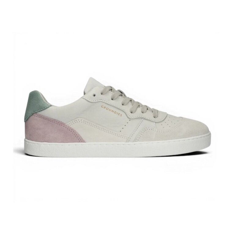 Groundies Sneaker Nova (Zero Drop, Suede) beige/pink ladies