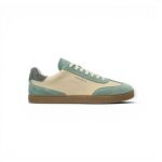 Groundies Sneakers Panama (Zero Drop, wide toe box) beige/mint green men's