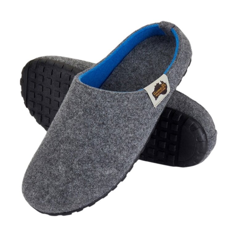 Gumbies slippers grey/blue