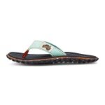 Gumbies Original Flip Flops Tricolor Black black/light blue