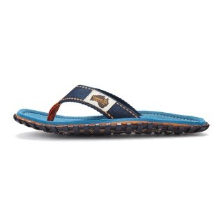 Gumbies Toe Sandals Original Flip Flops Tricolor Blue blue/orange