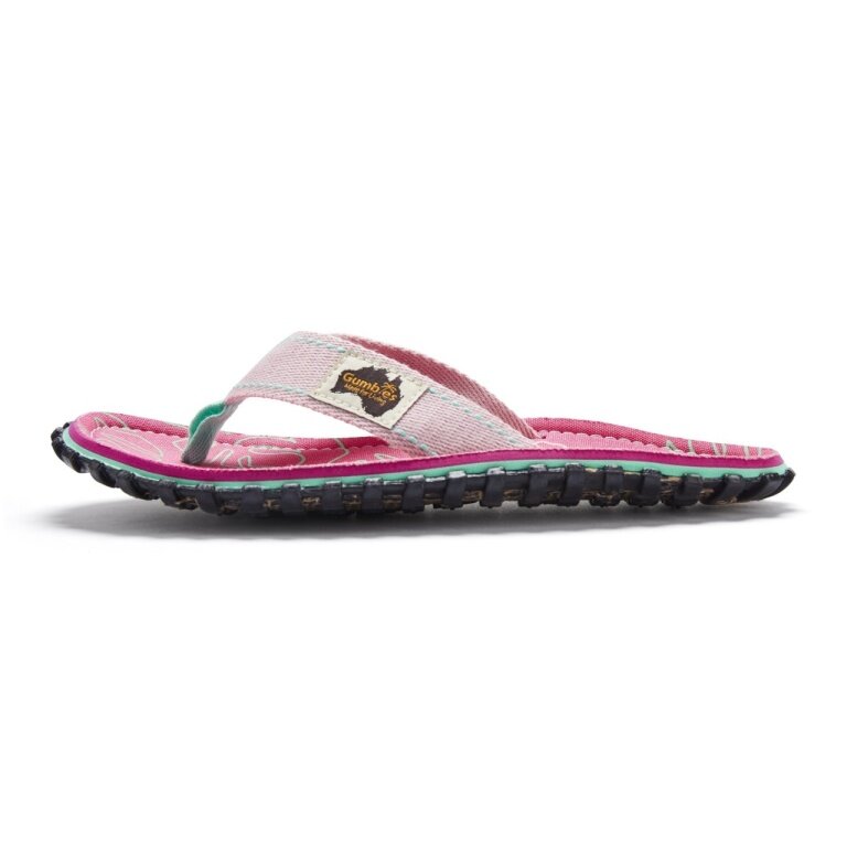 Gumbies Original Flip Flops Blush Hibiscus pink/rose Ladies