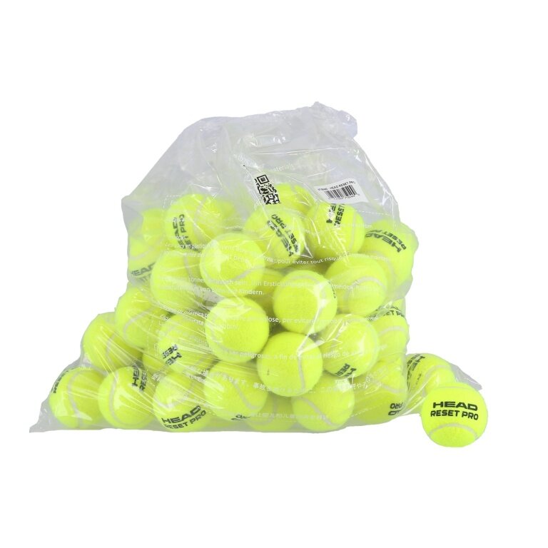 <div>Head Tennis Balls Reset Pro (pressureless, ball machine) yellow <b>72 pack in polybag</b></div>