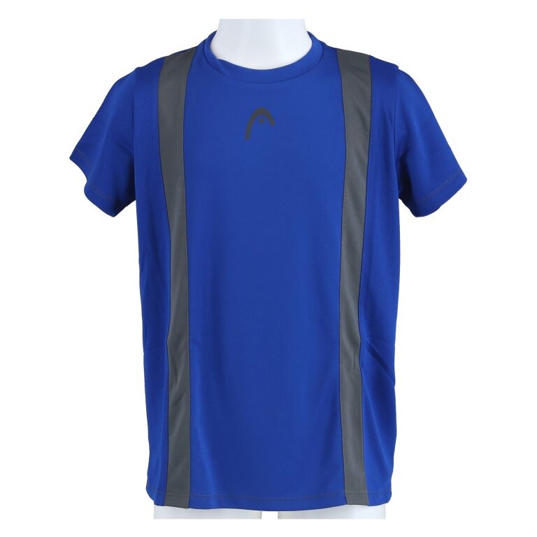 Head Tennis T-shirt Club 25 Tech (100% Polyester, breathable) 2026 blue boys