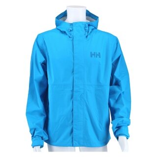 Helly Hansen Loke 2.0 Softshell Jacket (lightweight, waterproof, windproof, breathable) cyan blue men's