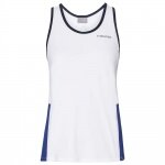 Head Tennis Tank Club white/royal blue Women