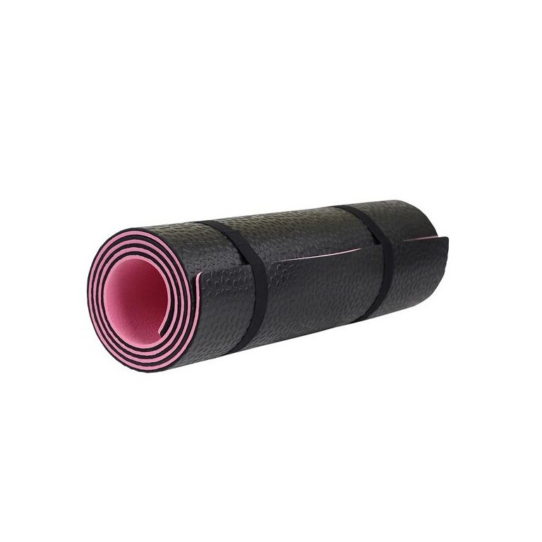 HMS Fitness YM06 Fitness Yoga Mat Premium black/pink 180x60x0.8cm