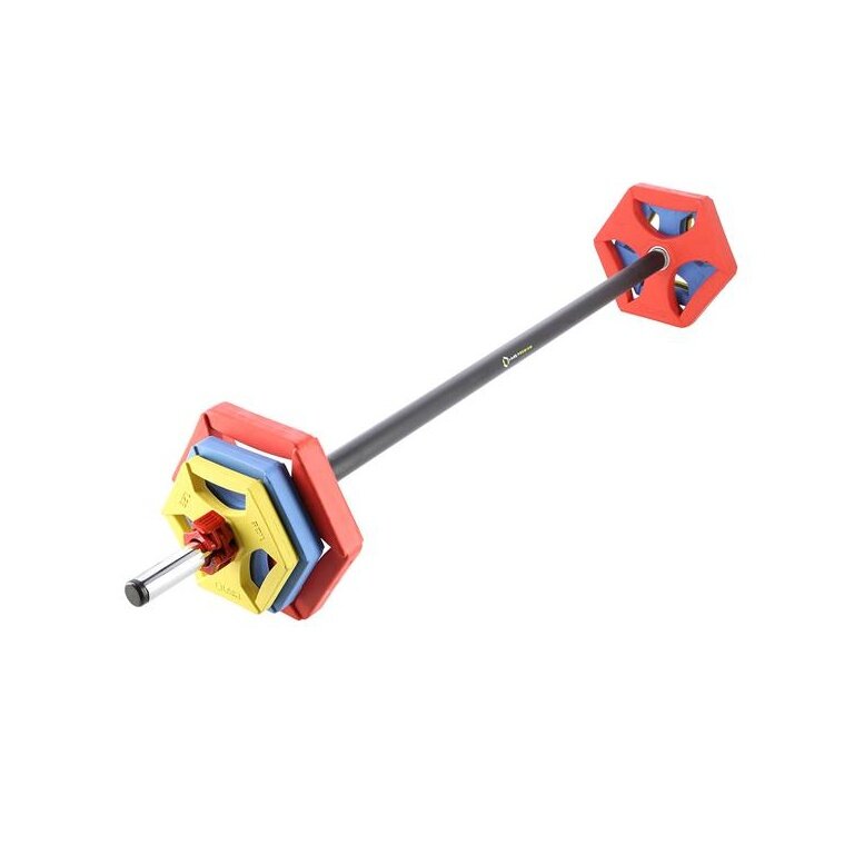 HMS Fitness Barbell Set SBP21 Pump Training Premium 20kg