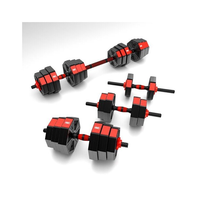HMS Fitness SGC20 Dumbbell-Barbell Set 20kg