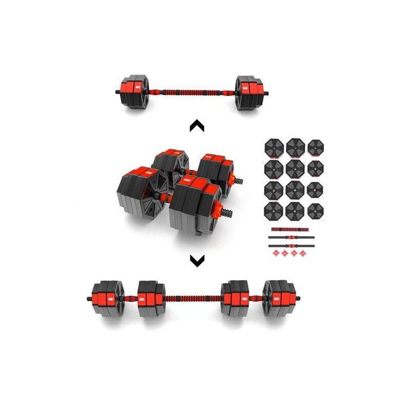 HMS Fitness SGC30 Dumbbell-Barbell Set 30kg