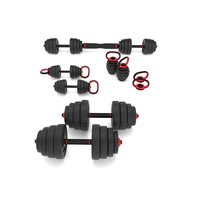 HMS Fitness SGX130 (2 Pieces) Pro Set 6-in-1 Set with Weights 30kg