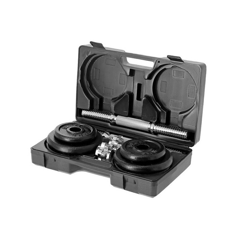 HMS Fitness ST20 Dumbbell Set in Case 2x10kg