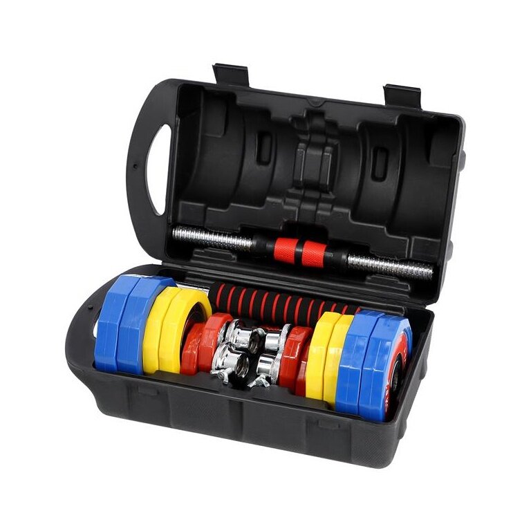 HMS Dumbbell-Barbell Set Fitness SKC20 2x10kg