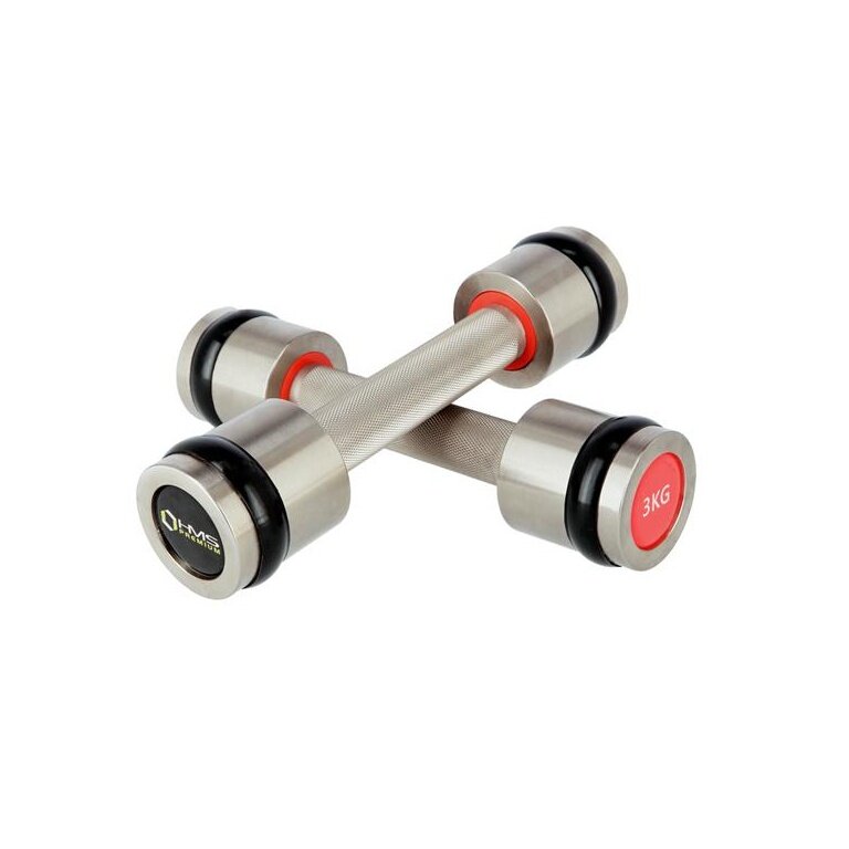 HMS Fitness Dumbbell Premium HH03 chrome-plated 2x3kg