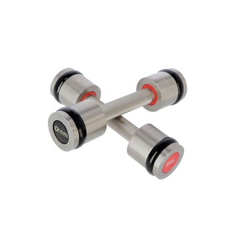 HMS Fitness Dumbbell Premium HH04 chrome-plated 2x4kg