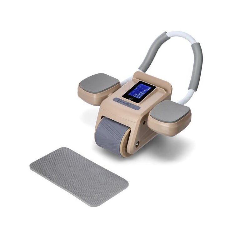 HMS Abdominal Muscle Training Bike ABS KA08 (with LCD display) - brown