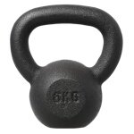HMS Fitness Kettlebell KZG06 black 6.0kg - 1 piece -