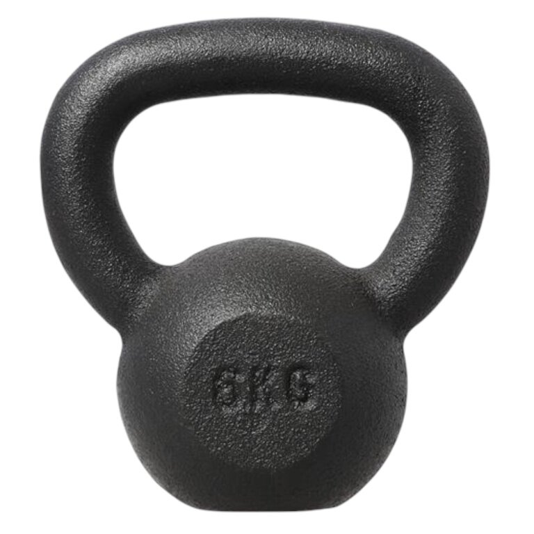 HMS Fitness Kettlebell KZG06 black 6.0kg - 1 piece -