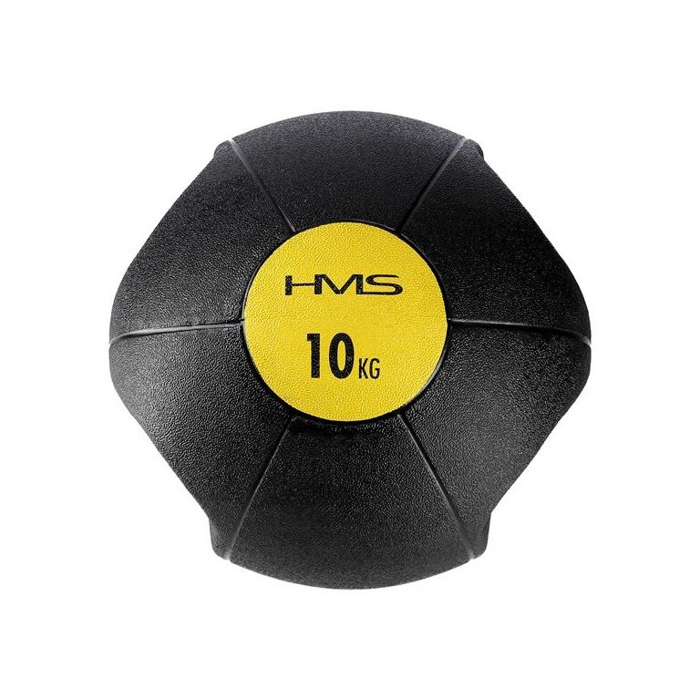 HMS Fitness Medicine Ball NKU10 with Handles 10kg black