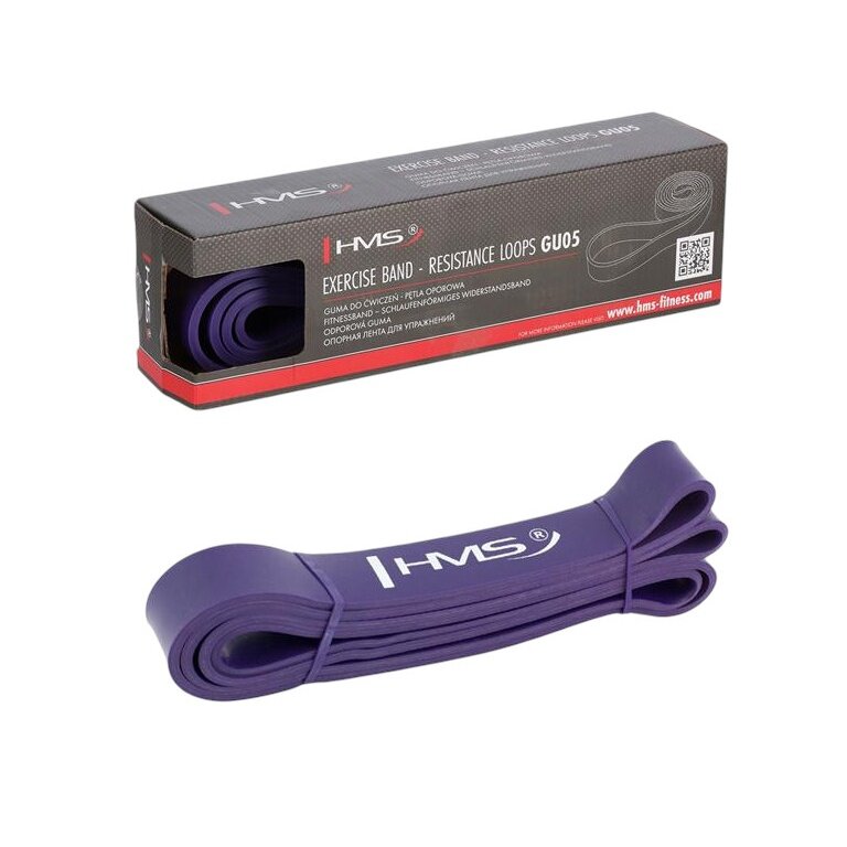 HMS Fitness Resistance Band GU05 (2080x32x4.5mm) purple - 1 piece