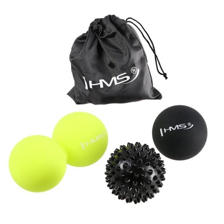 HMS Fitness Massage Balls BLS01 (3 Balls)