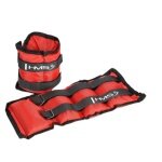HMS Weight Cuffs OB03 (for ankle and wrist) - 1 set 2x1.5kg - red