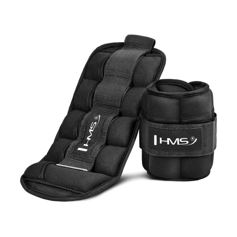 HMS Weight Cuffs ONK01 (for ankle and wrist) - 1 set 2x0.5kg - black